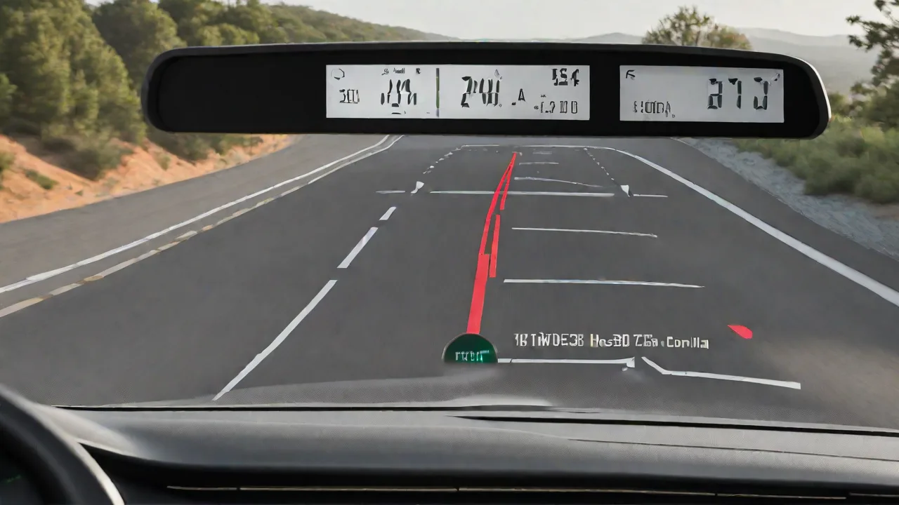 Toyota Corolla Head-Up Display (HUD) Specifications and Features
